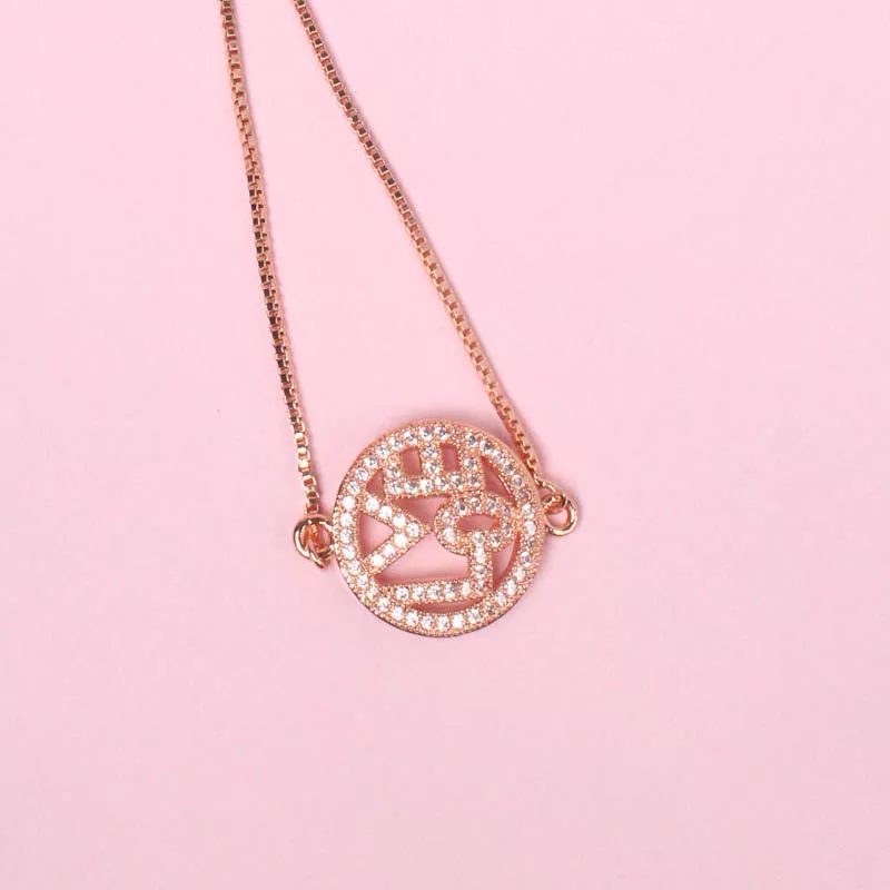 Pul. Love oro rosa Rodio 18cm - PRJ204 - Foto 1